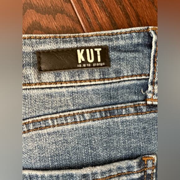 Kut from the Kloth Connie Hi-Low Skirt Jean Denim Skirt Size 2 - Picture 5 of 11